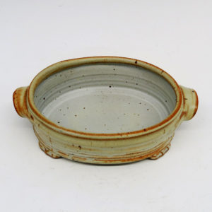 6-7 Cup Elliptical Stoneware Casserole Dish