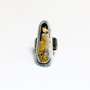 Sterling Silver and Canyon Jasper Ring